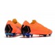 Chaussures de Football - Nike Mercurial Vapor XII Elite FG Orange Noir