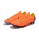 Chaussures de Football - Nike Mercurial Vapor XII Elite FG Orange Noir