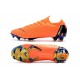 Chaussures de Football - Nike Mercurial Vapor XII Elite FG Orange Noir