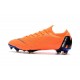 Chaussures de Football - Nike Mercurial Vapor XII Elite FG Orange Noir