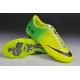 Nouveau Crampons Nike Mercurial Vapor 9 FG Jaune vert Noir