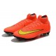 Nouveau Chaussures de football Nike Mercurial Superfly VI 360 Elite FG Orange Jaune