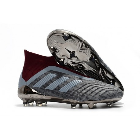 Nouvelles Crampons Foot adidas PP Predator 18+ FG Iron Metallic