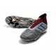 Nouvelles Crampons Foot adidas PP Predator 18+ FG Iron Metallic