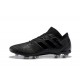 Crampons Foot pour Hommes Adidas Nemeziz Messi 18.1 FG Tout Noir