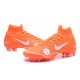 Nouveau Chaussures de football Nike Mercurial Superfly VI 360 Elite FG Orange Blanc Bleu Jaune Off-White For Nike