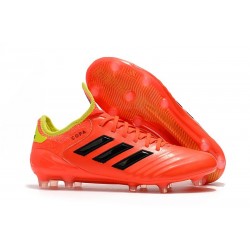 Chaussures de Football - Neuf Adidas Copa 18.1 FG Rouge Jaune