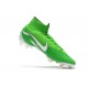 Nouveau Chaussures de football Nike Mercurial Superfly VI 360 Elite FG Argent Vert