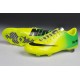 Nouveau Crampons Nike Mercurial Vapor 9 FG Jaune vert Noir