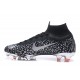 Nouveau Chaussures de football Nike Mercurial Superfly VI 360 Elite FG CR7 Argent Noir