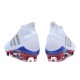 Nouvelles Crampons Football adidas Predator Telstar 18.1 FG Argent Rouge Bleu