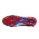 Nouvelles Crampons Football adidas Predator Telstar 18.1 FG Argent Rouge Bleu