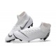 Nouveau Chaussures de football Nike Mercurial Superfly VI 360 Elite FG Blanc Noir