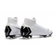 Nouveau Chaussures de football Nike Mercurial Superfly VI 360 Elite FG Blanc Noir