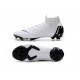 Nouveau Chaussures de football Nike Mercurial Superfly VI 360 Elite FG Blanc Noir