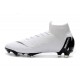 Nouveau Chaussures de football Nike Mercurial Superfly VI 360 Elite FG Blanc Noir