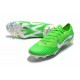 Chaussures de Football - Nike Mercurial Vapor XII Elite FG Argent Vert