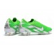 Chaussures de Football - Nike Mercurial Vapor XII Elite FG Argent Vert