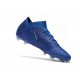 Crampons Foot pour Hommes Adidas Nemeziz Messi 18.1 FG Bleu Blanc
