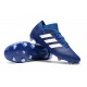 Crampons Foot pour Hommes Adidas Nemeziz Messi 18.1 FG Bleu Blanc