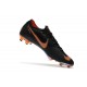 Chaussures de Football - Nike Mercurial Vapor XII Elite FG Noir Orange Total Blanc