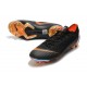 Chaussures de Football - Nike Mercurial Vapor XII Elite FG Noir Orange Total Blanc