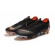 Chaussures de Football - Nike Mercurial Vapor XII Elite FG Noir Orange Total Blanc