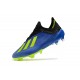 Nouveau Chaussures de football Adidas X 18.1 FG - Bleu Jaune Noir