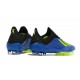Nouveau Chaussures de football Adidas X 18.1 FG - Bleu Jaune Noir