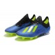 Nouveau Chaussures de football Adidas X 18.1 FG - Bleu Jaune Noir