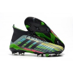 Chaussure de foot adidas Predator Telstar 18.1 FG Vert Noir Jaune