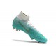 Nouveau Chaussures de football Nike Mercurial Superfly VI 360 Elite FG Blanc Gris Métallique Orange Total