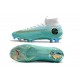 Nouveau Chaussures de football Nike Mercurial Superfly VI 360 Elite FG Blanc Gris Métallique Orange Total