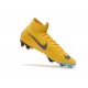 2018 Chaussures de Foot Nike Mercurial Superfly VI 360 Elite FG - Or Blanc