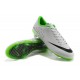 Nike Mercurial Vapor IX FG Terrain Sec Chaussure Homme Blanc Noir Vert Réfléchissant