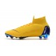 2018 Chaussures de Foot Nike Mercurial Superfly VI 360 Elite FG - Or Blanc