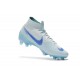 Nouveau Chaussures de football Nike Mercurial Superfly VI 360 Elite FG Argent Vert