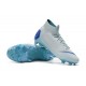 Nouveau Chaussures de football Nike Mercurial Superfly VI 360 Elite FG Argent Vert