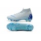 Nouveau Chaussures de football Nike Mercurial Superfly VI 360 Elite FG Argent Vert