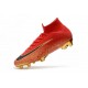 Chaussure de Cristiano Ronaldo Nike Mercurial Superfly VI 360 Elite FG CR7 Jade clair métallisé or vif blanc