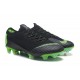 Chaussures de Football - Nike Mercurial Vapor XII Elite FG Noir Orange Total Blanc