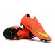 Chaussures de Football - Nike Mercurial Vapor XII Elite FG Noir Orange Total Blanc