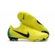 Chaussures de Football - Nike Mercurial Vapor XII Elite FG Jaune Amarillo Noir Blanc