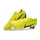 Chaussures de Football - Nike Mercurial Vapor XII Elite FG Jaune Amarillo Noir Blanc