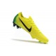 Chaussures de Football - Nike Mercurial Vapor XII Elite FG Jaune Amarillo Noir Blanc