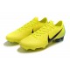 Chaussures de Football - Nike Mercurial Vapor XII Elite FG Jaune Amarillo Noir Blanc