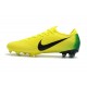 Chaussures de Football - Nike Mercurial Vapor XII Elite FG Jaune Amarillo Noir Blanc