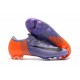 Chaussures de Football - Nike Mercurial Vapor XII Elite FG Orange Noir