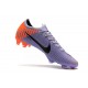 Chaussures de Football - Nike Mercurial Vapor XII Elite FG Orange Noir