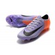 Chaussures de Football - Nike Mercurial Vapor XII Elite FG Orange Noir